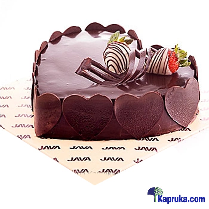 Java Heart Shaped Chocolate Cheese Cake Online at Kapruka | Product# cakeJAVA00106