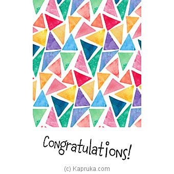 Congratulations Greeting Card Online at Kapruka | Product# greeting00Z1479