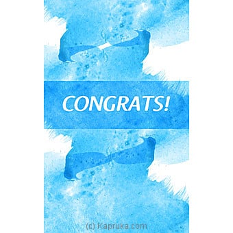 Congratulations Greeting Card Online at Kapruka | Product# greeting00Z1481