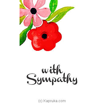 Sympathy Cards Online at Kapruka | Product# greeting00Z1517