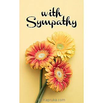 Sympathy Cards Online at Kapruka | Product# greeting00Z1522