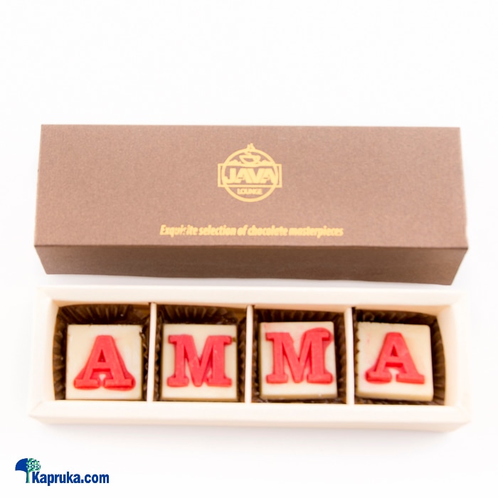 ' Amma ' 4 Piece Of Assortment Chocolates(java) Online at Kapruka | Product# chocolates00608