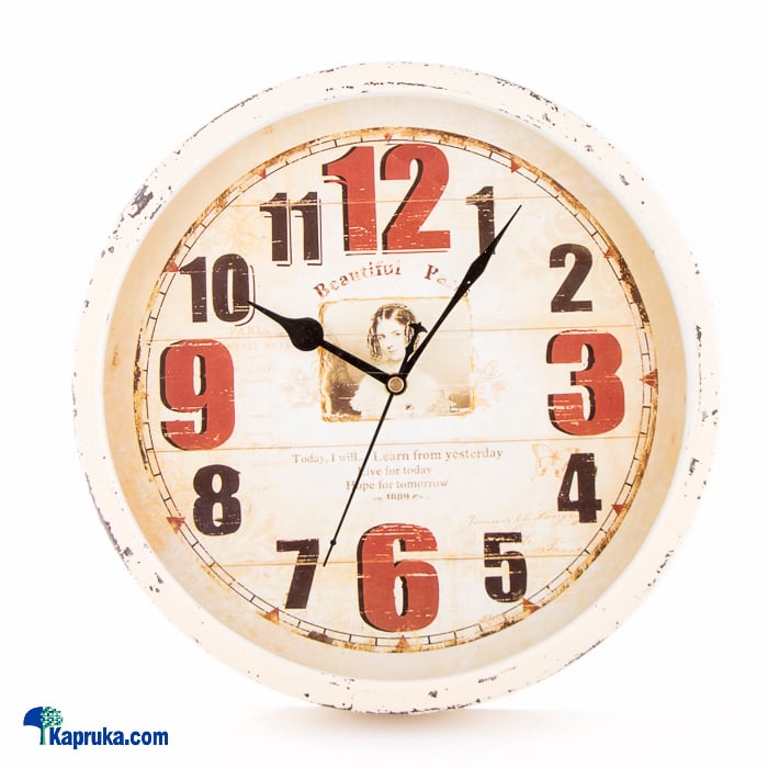 Vintage Wall Clock Online at Kapruka | Product# ornaments00515