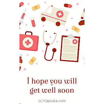 Get Well Soon Card Online at Kapruka | Product# greeting00Z1593