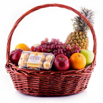 Fantasy Fruit Basket Online at Kapruka | Product# fruits00135