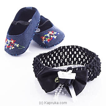 Infant Pair Of Shoes With Hairband Online at Kapruka | Product# babypack00257