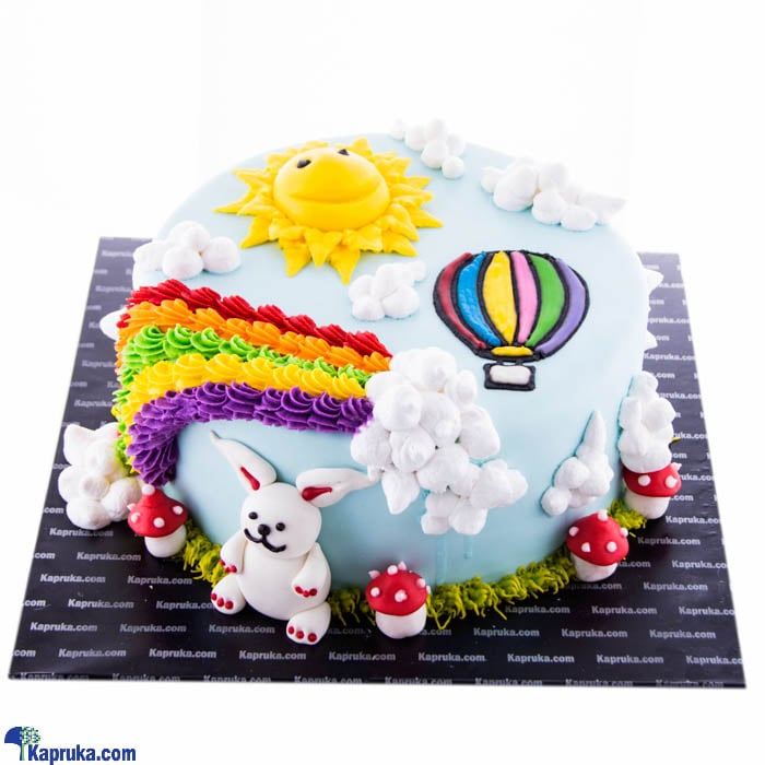 Rainbow Delight Ribbon Cake Online at Kapruka | Product# cake00KA00786
