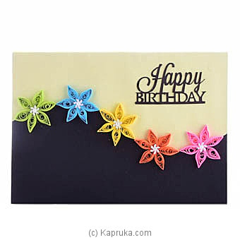 Handmade Birthday Greeting Card Online at Kapruka | Product# greeting00Z1601