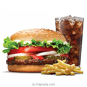 Whopper Jr' Beef - Meal Large Online at Kapruka | Product# BurgerK00147_TC2