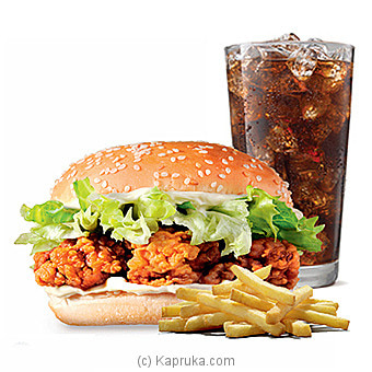 Spicy Chicken Burger - Meal -Regular Online at Kapruka | Product# BurgerK00157_TC1