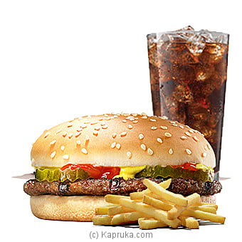 Beef Burger Meal- Regular Online at Kapruka | Product# BurgerK00169