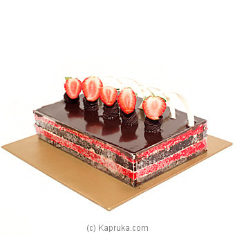 Chocolate And Red Velevt Cake Online at Kapruka | Product# cakeKB00169