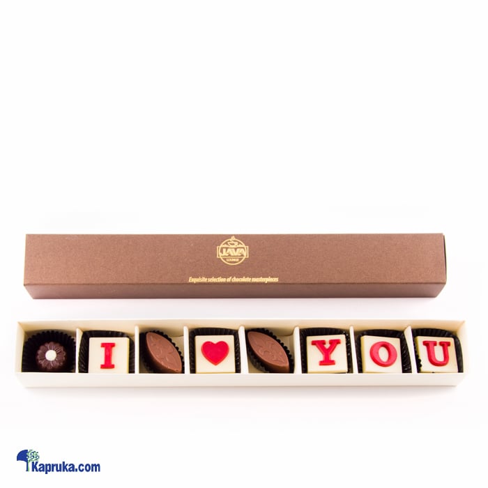 'I Love You' 8 Piece Chocolate Box(java ) Online at Kapruka | Product# chocolates00694