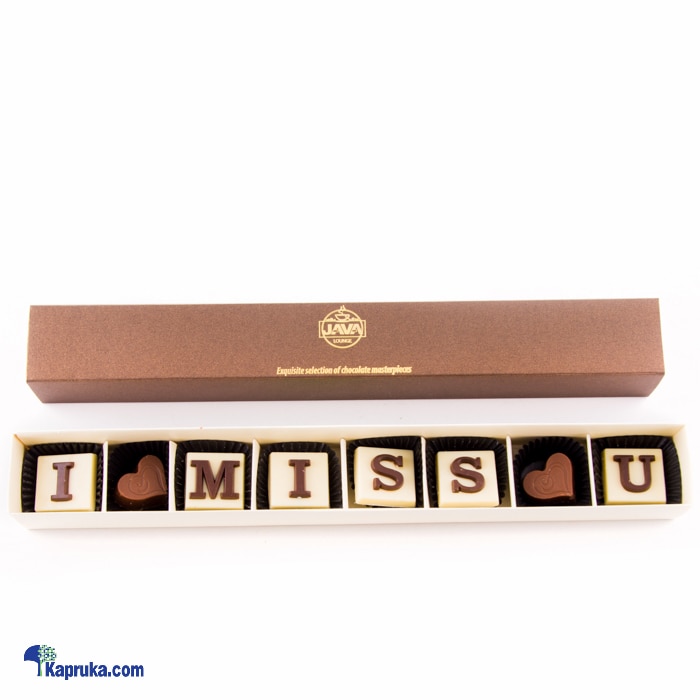 'I Miss You' 8 Piece Chocolate Box(java) Online at Kapruka | Product# chocolates00695