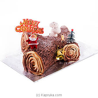 Christmas Yule Log Online at Kapruka | Product# cakeDIV00113