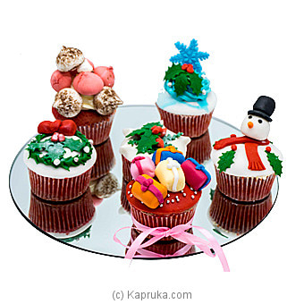 Spicy Fruity Christmas Cup Cakes Online at Kapruka | Product# cake0MAH00198