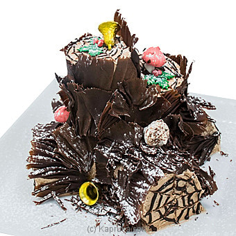Christmas Chocolate Yule Log Online at Kapruka | Product# cake0MAH00200