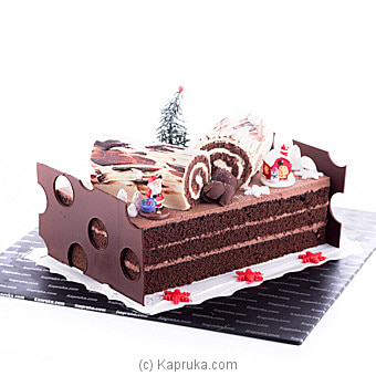 Kapruka Woodland Yule Log Cake Online at Kapruka | Product# cake00KA00823