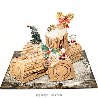 Galadari Praline Yule Log Online at Kapruka | Product# cake0GAL00170