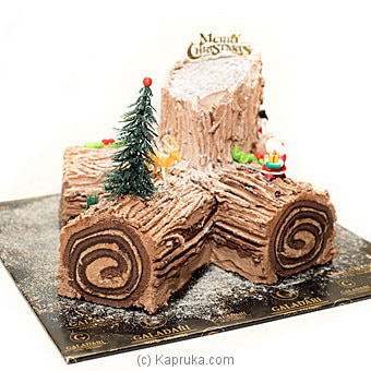Galadari Chocolate Yule Log Online at Kapruka | Product# cake0GAL00168