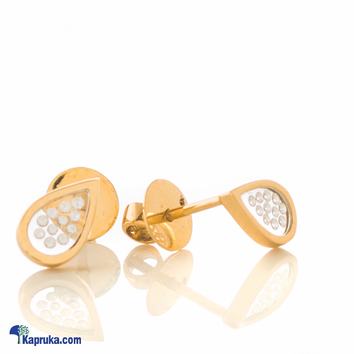 18kt Yellow Gold Earing Set Online at Kapruka | Product# jewellerydd0104