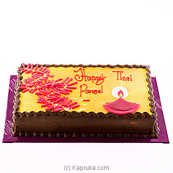 Divine Chocolate Ganache Ribbon Cake Online at Kapruka | Product# cakeDIV00123