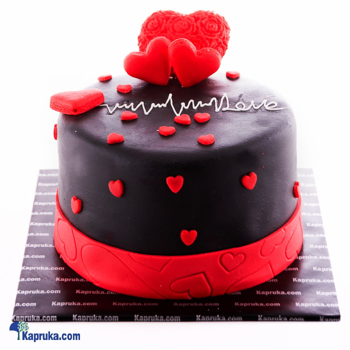 My Better Half Ribbon Cake Online at Kapruka | Product# cake00KA00850