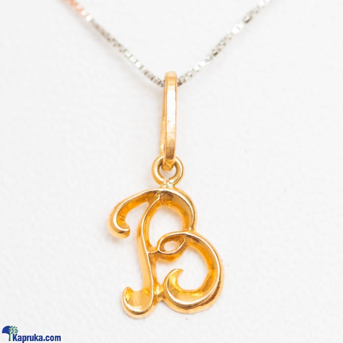 Mallika Hemachandra 22kt Gold Letter Pendant (P105)  Online at Kapruka | Product# jewelleryMH0205