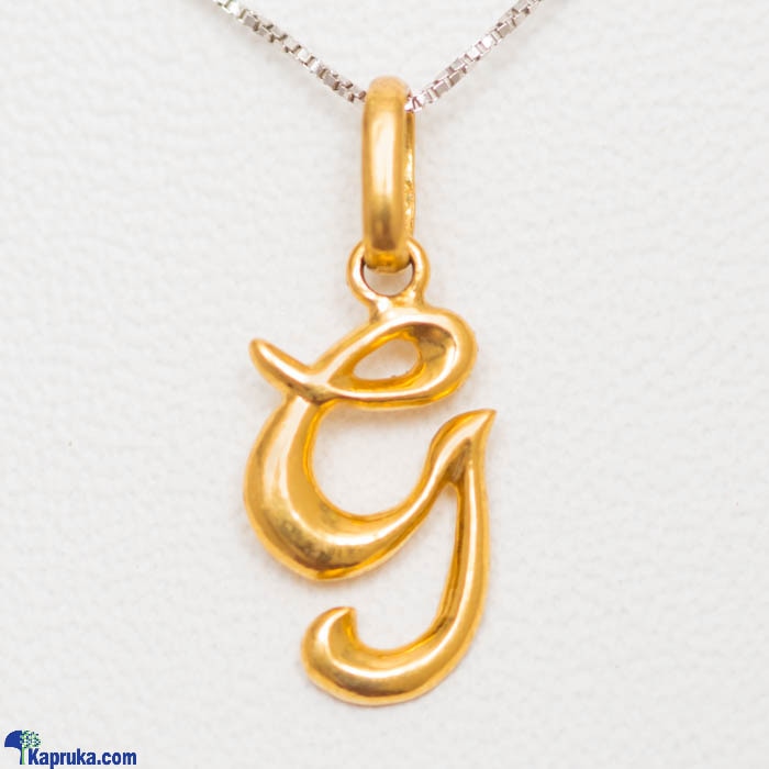 22kt Gold Letter Pendant (P110)  Online at Kapruka | Product# jewelleryMH0211