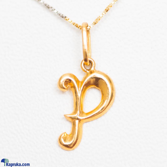 Mallika Hemachandra 22kt Gold Letter Pendant (P119)  Online at Kapruka | Product# jewelleryMH0217