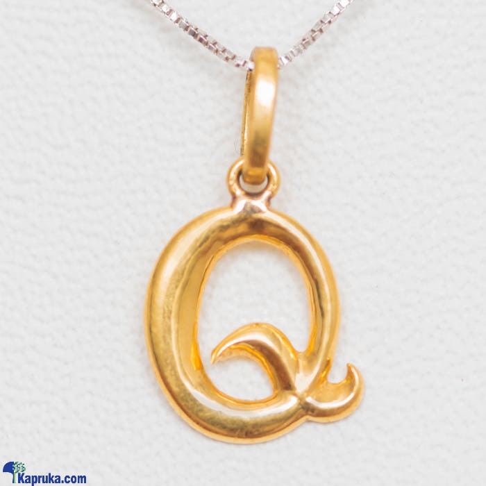 Mallika Hemachandra 22kt Gold Letter Pendant (P120)  Online at Kapruka | Product# jewelleryMH0218