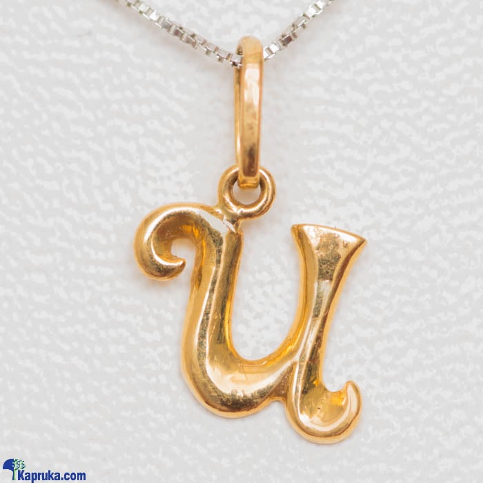 Mallika Hemachandra 22kt Gold Letter Pendant (P124)  Online at Kapruka | Product# jewelleryMH0203