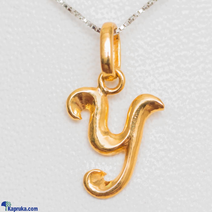Mallika Hemachandra 22kt Gold Letter Pendant (P127)  Online at Kapruka | Product# jewelleryMH0223