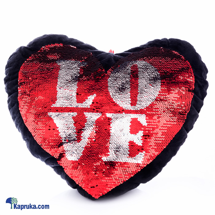 Filled With Love Glittery Pillow Online at Kapruka | Product# softtoy00549