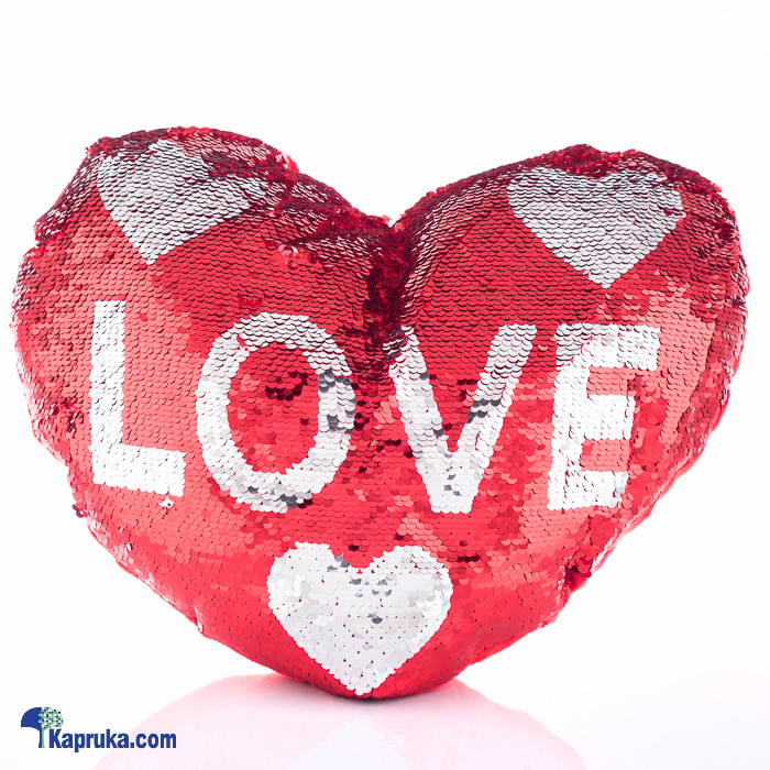 Fall In Love Glittery Pillow Online at Kapruka | Product# softtoy00550