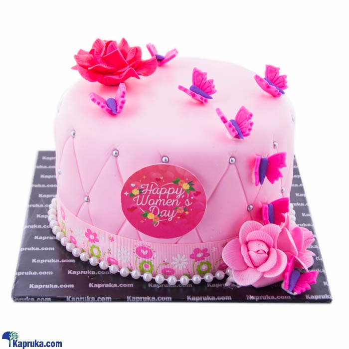 Happy Women's Day To Beautiful You Cake Online at Kapruka | Product# cake00KA00863