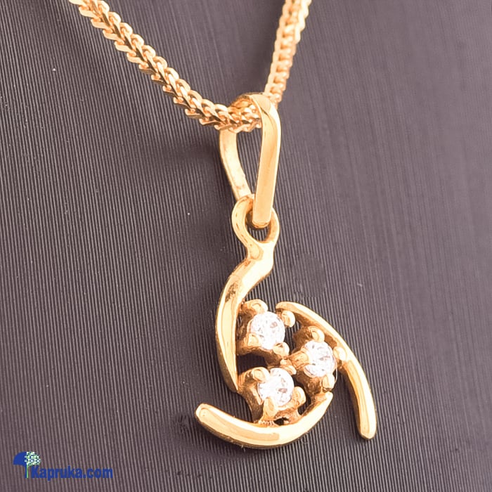 Swarnamahal 22 kt y/G pendant studded 03 c/Z- PE0001055 Online at Kapruka | Product# jewelleryS0209