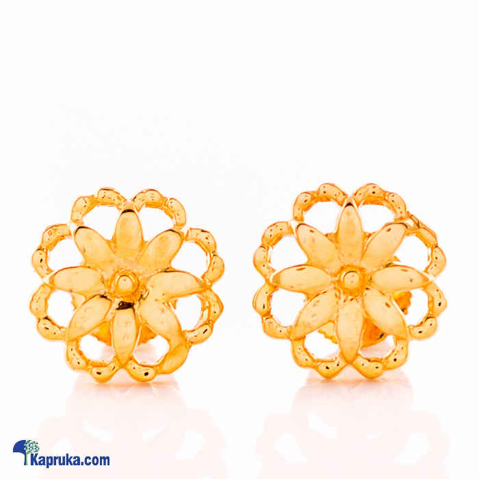 Mallika hemachandra 22kt gold e'stud set (e1027/1) Online at Kapruka | Product# jewelleryMH0242