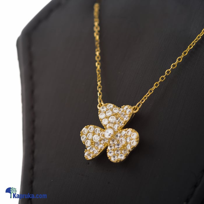 Swarovski Crystal Flower Pendant With Necklace Online at Kapruka | Product# jewllery00SK680