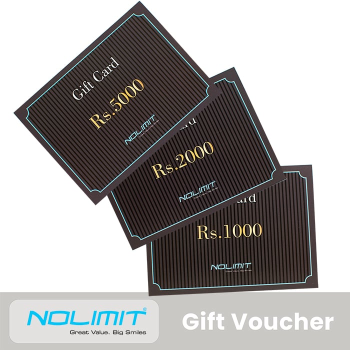 NOLIMIT Rs.5000 Voucher Online at Kapruka | Product# giftV00Z157_TC4