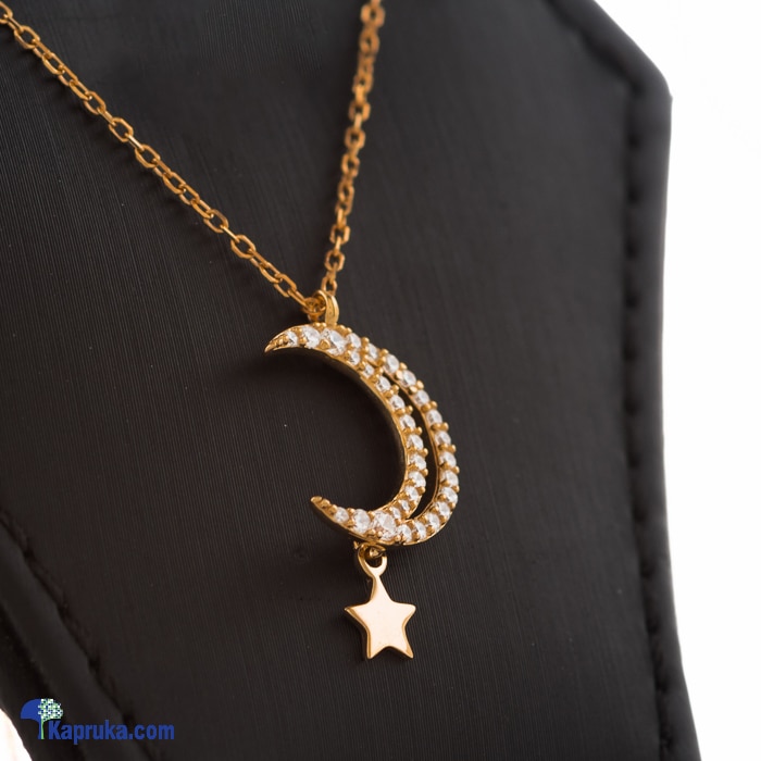 Moon Star Stone Pendant With Necklace - Swarovski Elements Online at Kapruka | Product# jewllery00SK660