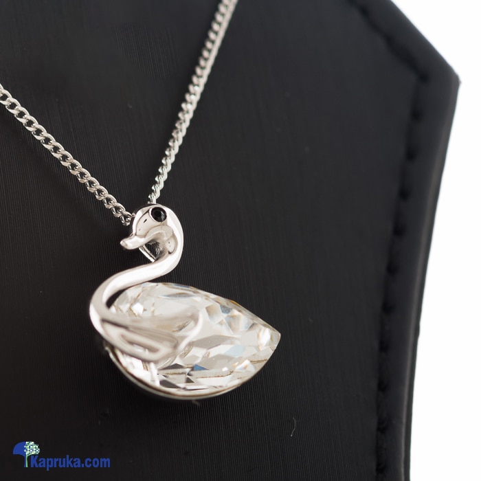 Crystal Swan Pendant With Necklace Online at Kapruka | Product# jewllery00SK650