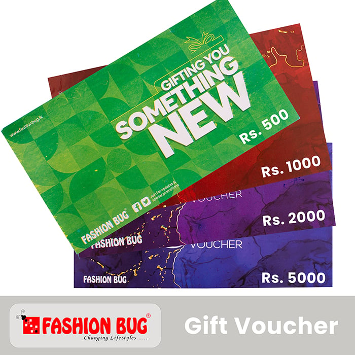 Fashion Bug Rs 3000 Voucher Online at Kapruka | Product# giftV00Z149_TC3