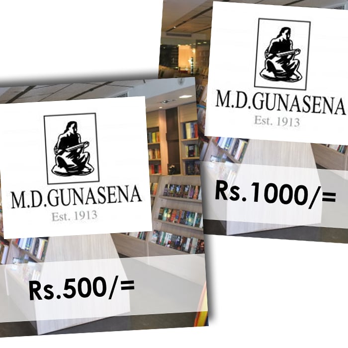 M D Gunasena Bookshop Gift Vouchers Rs. 2000 Voucher Online at Kapruka | Product# giftV00Z148_TC3