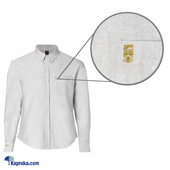 Trinity College Long Sleeve Shirt- Formal White 15'' Online at Kapruka | Product# schoolpride00103_TC1