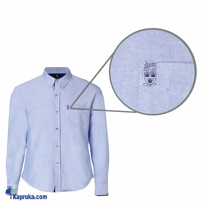 Trinity College Long Sleeve Shirt-Casual Blue 15`` Online at Kapruka | Product# schoolpride0097_TC1