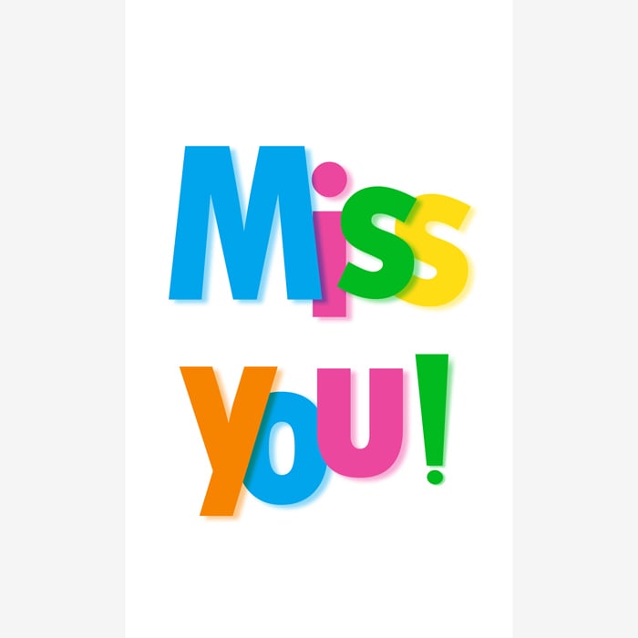 Miss You Greeting Card Online at Kapruka | Product# greeting00Z1791