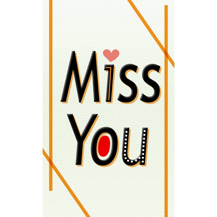 Miss You Greeting Card Online at Kapruka | Product# greeting00Z1793