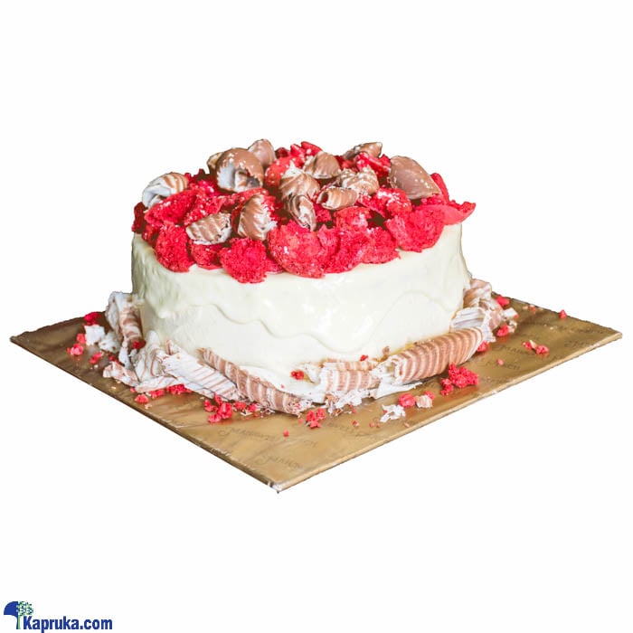 White chocolate and red velvet macron gateau Online at Kapruka | Product# cake0MAH00235