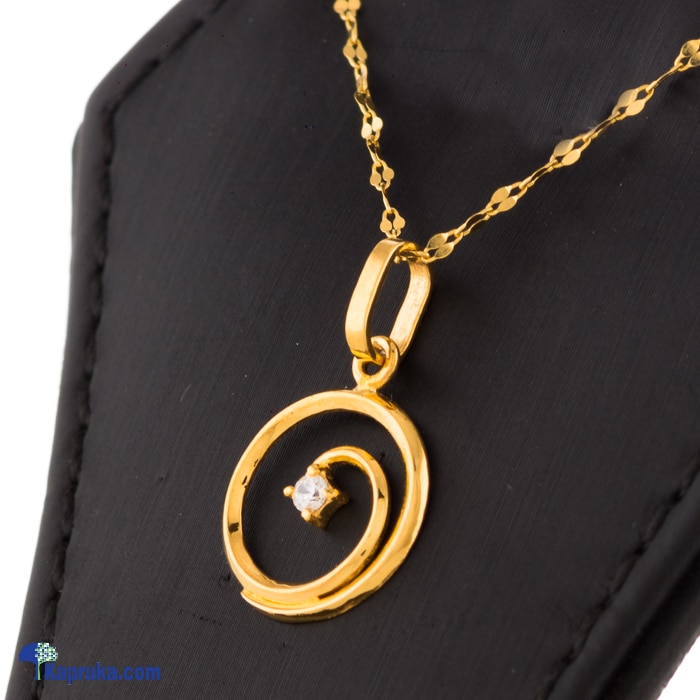 Mallika hemachandra 22kt gold pendant set with cubic zirconia- p319/1 Online at Kapruka | Product# jewelleryMH0252